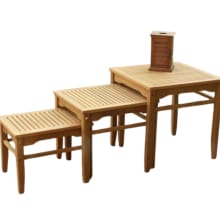 Product image of Cambridge Casual Madison teak patio table set
