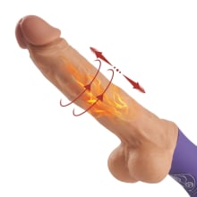 Product image of Allovers 6-Inch 4 in 1 Versatile Swing Thrusting Vibrating Heating Dildo
