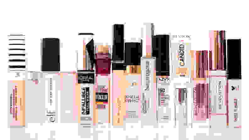 The 14 drugstore concealers we tested.