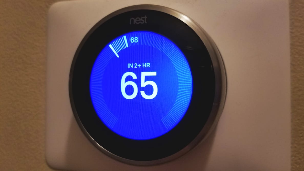 Nest Learning Thermostat display