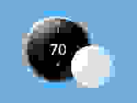 The Google Nest Learning Thermostat (third-gen) with Nest smart temperature sensor
