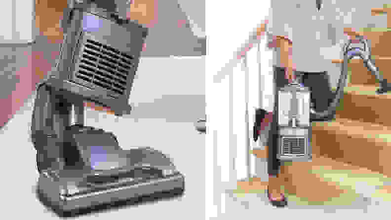 The Shark NV352 is an affordable upright that can transform into a wheelless canister.
