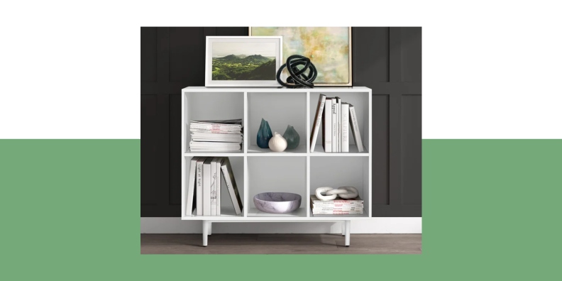 Image of a set of white storage cubes from Wayfair.